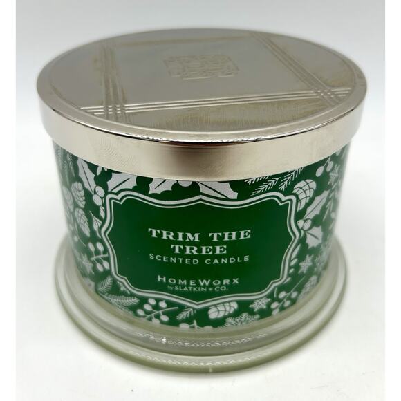 HomeWorx by Harry Slatkin Other - New Trim The Tree HomeWorx By Slatkin Co 3 Wick 14oz Scented Candle